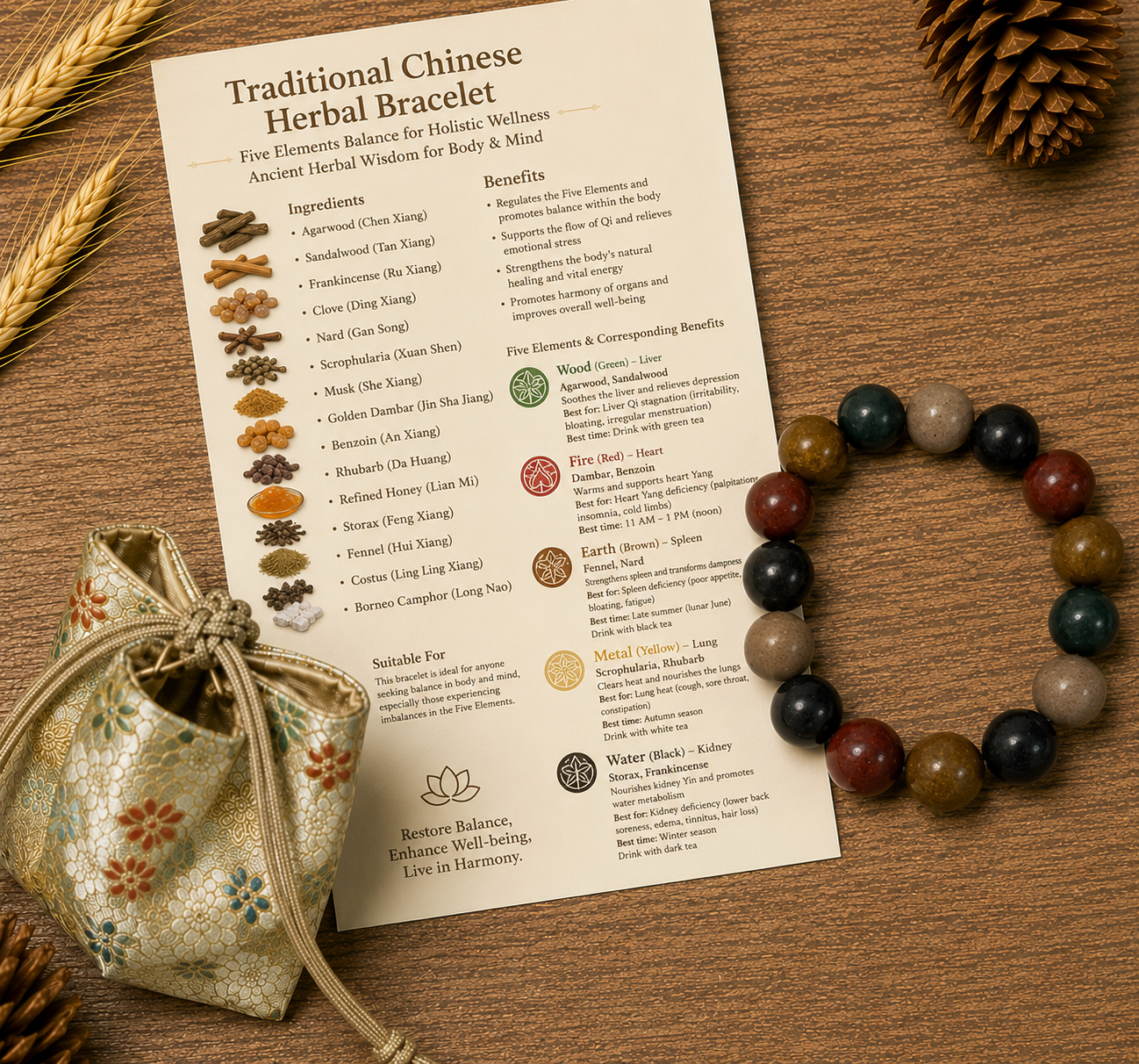 Five Phases Incense Prescription